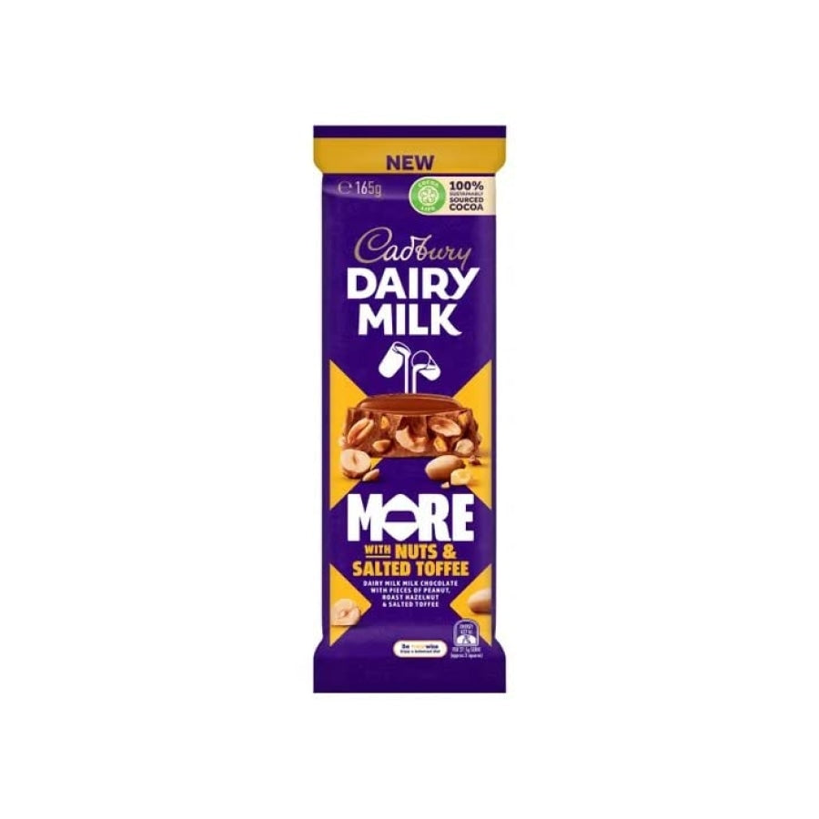 More With Nut & Salted Toffee Milk Chocolate - Cadbury – Fresh Aisle