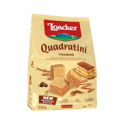 Quadratini Tiramisu Wafer - Loacker