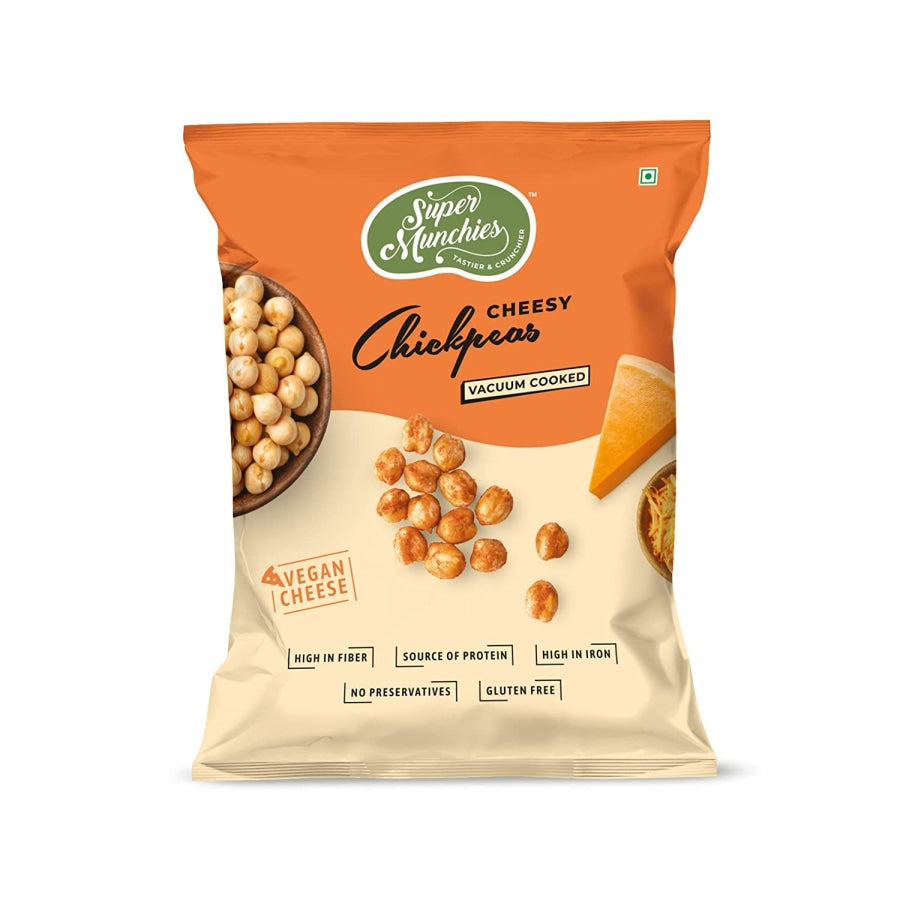 Cheesy Chickpeas Vacuum Cooked - Super Munchies - Fresh – Fresh Aisle